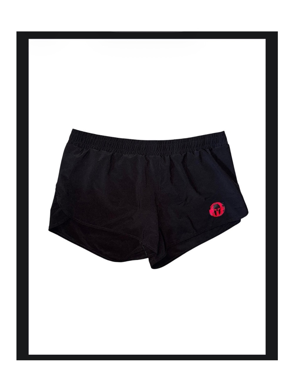 Spartan OCR Women's Black Athletic Running Shorts; Large